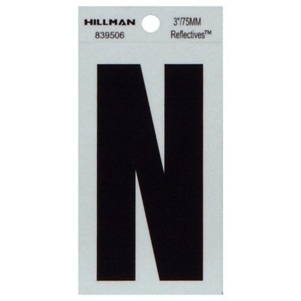 Hillman 3" Blk N Thin Adhesive 839506